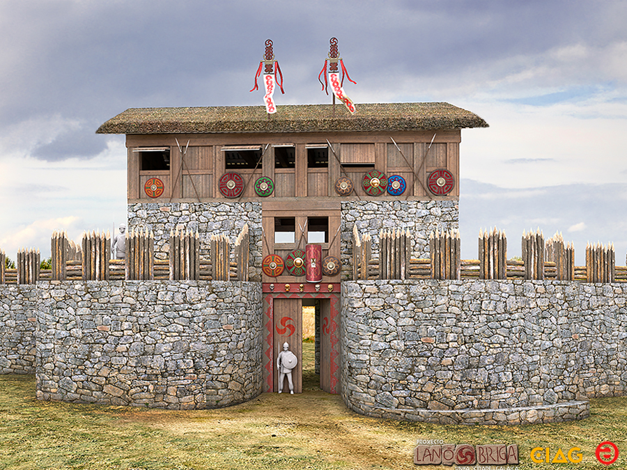 Porta Principal do Sector Oeste de Lanóbriga, S. II a.C.